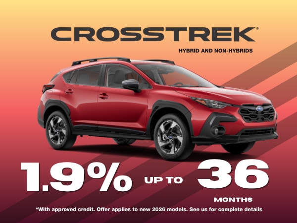 2026 Subaru Crosstrek, September Offer at Adventure Subaru in Fayetteville AR