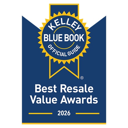2026 Kelley Blue Book Best Resale Value Award logo