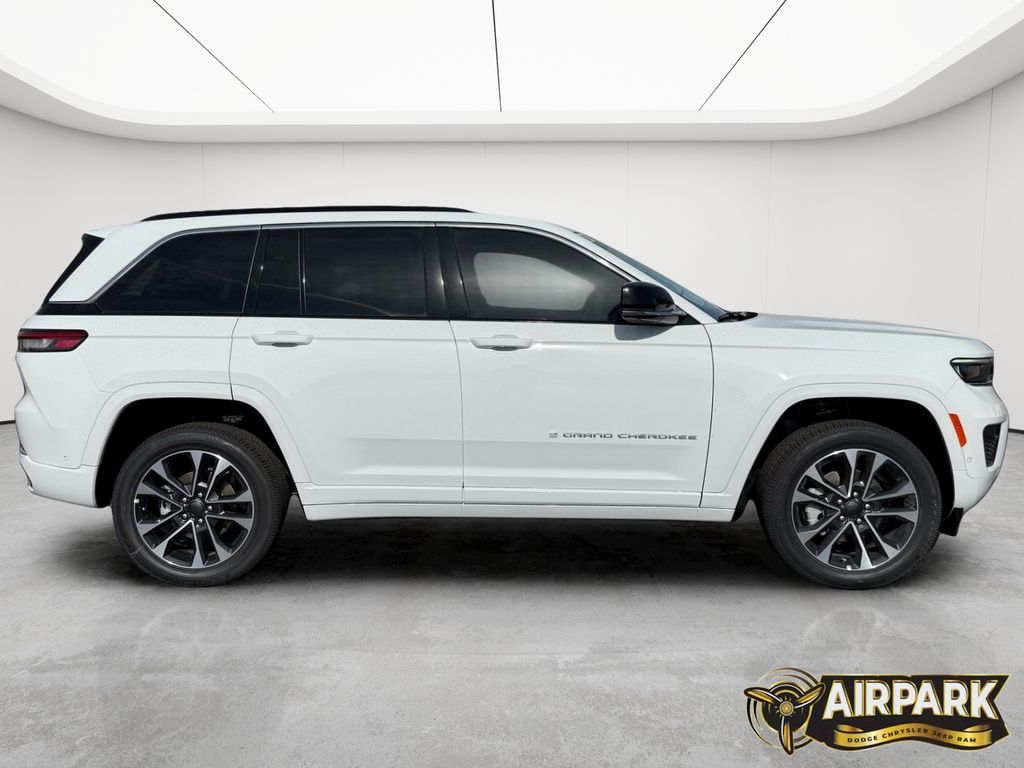 New 2025 Bright White Jeep Overland image 3