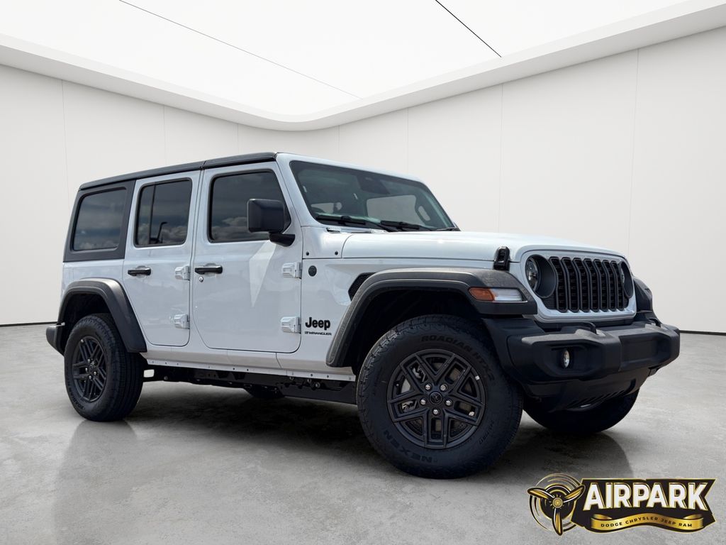 New 2026 Bright White Jeep Sport image 2