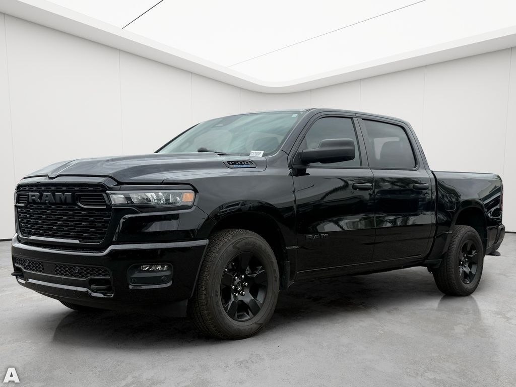 Used 2025 Diamond Black Crystal Pearlcoat Ram Tradesman image 2