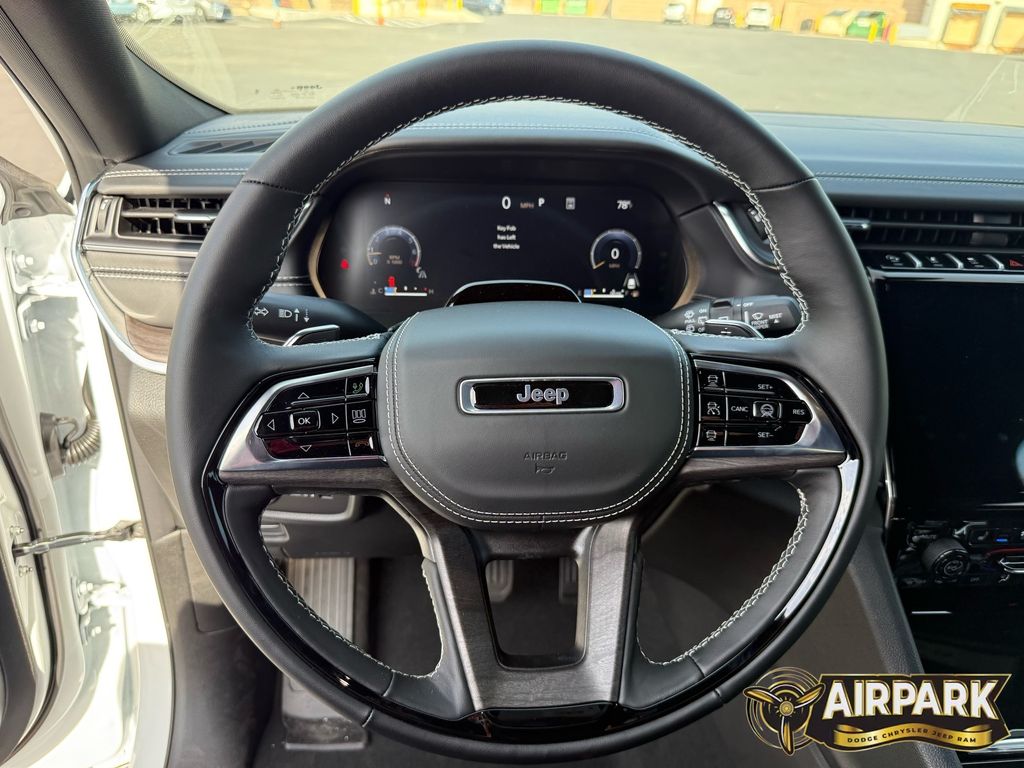 New 2025 Bright White Jeep Overland image 15