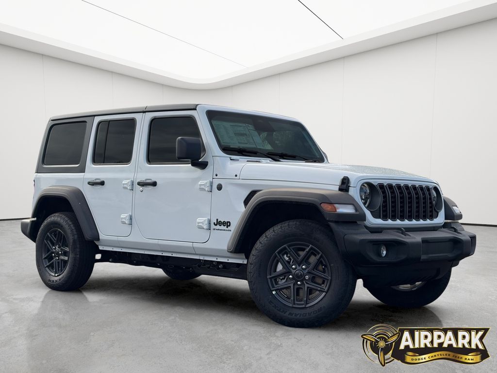 New 2026 Bright White Jeep Sport image 2