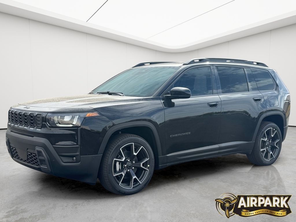 New 2026 Diamond Black Crystal Pearlcoat Jeep Overland image 8