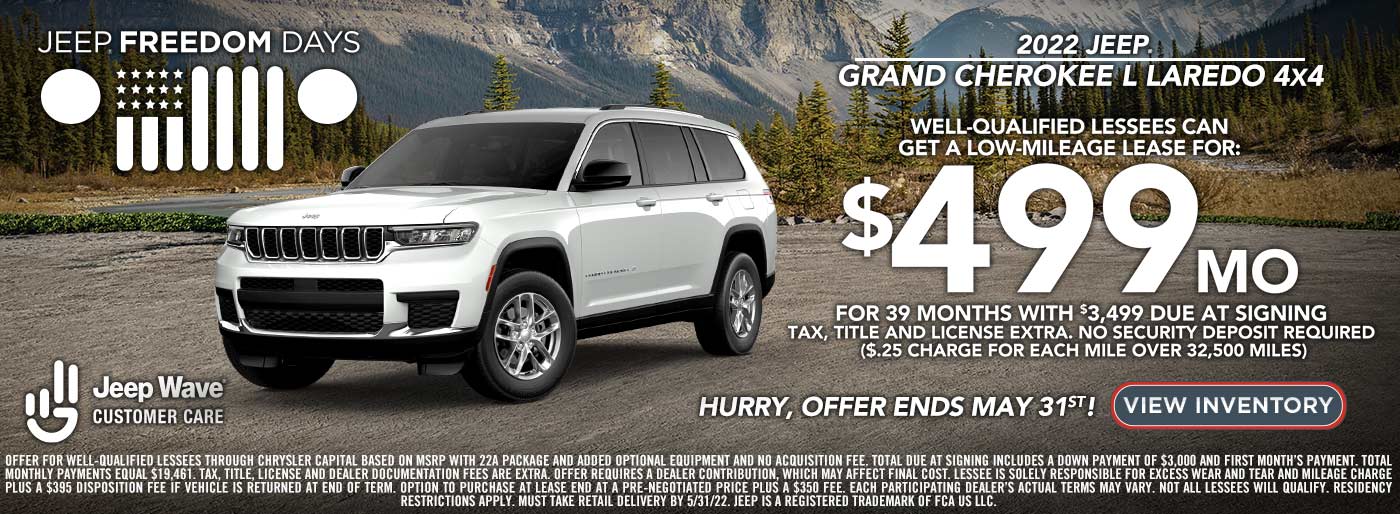 Jeep Grand Cherokee May Special