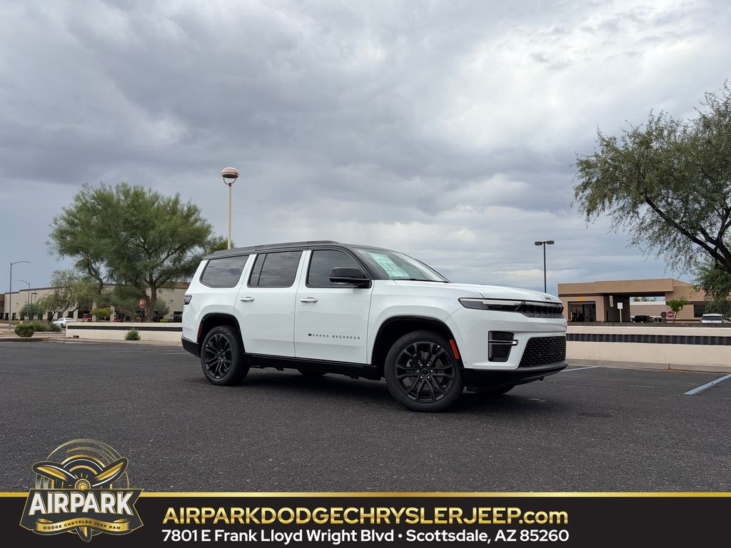 Bright White 2026 Jeep Grand Wagoneer SUV / Crossover Four-Wheel Drive 8-Speed Automatic
