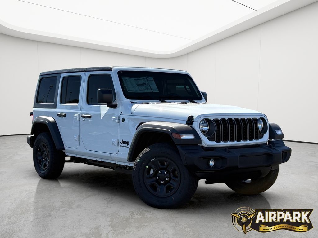 New 2026 Bright White Jeep Sport image 2