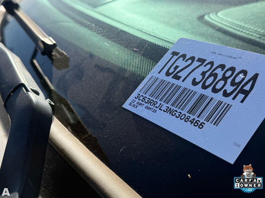 Used 2022 Diamond Black Crystal Pearlcoat Ram Laramie image 13