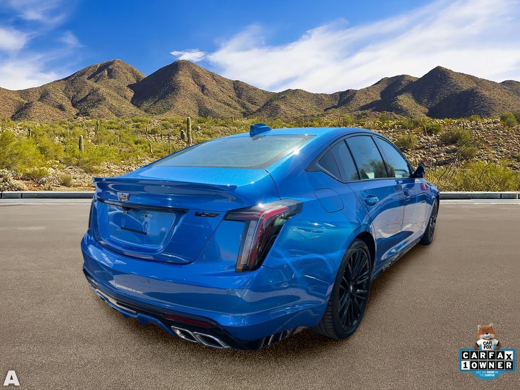 Used 2025 Coastal Blue Metallic Cadillac V-Series image 4