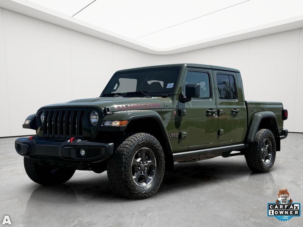 Used 2022 Sarge Green Clearcoat Jeep Rubicon image 2
