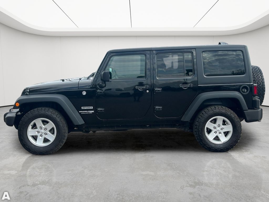 Used 2018 Black Clearcoat Jeep Unlimited Sport image 3