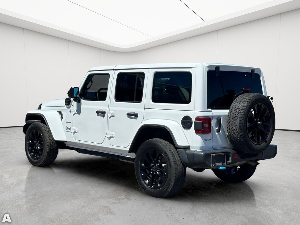 Certified Used 2024 Bright White Clearcoat Jeep Sahara 4xe image 4