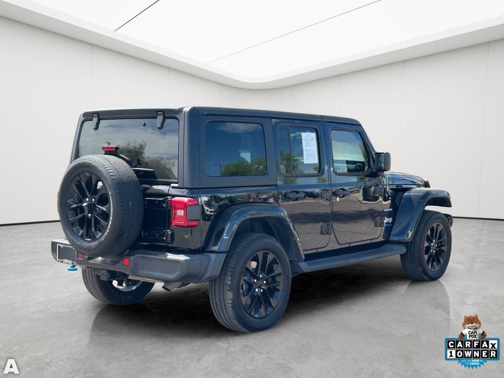 Used 2023 Black Clearcoat Jeep Sahara 4xe image 5