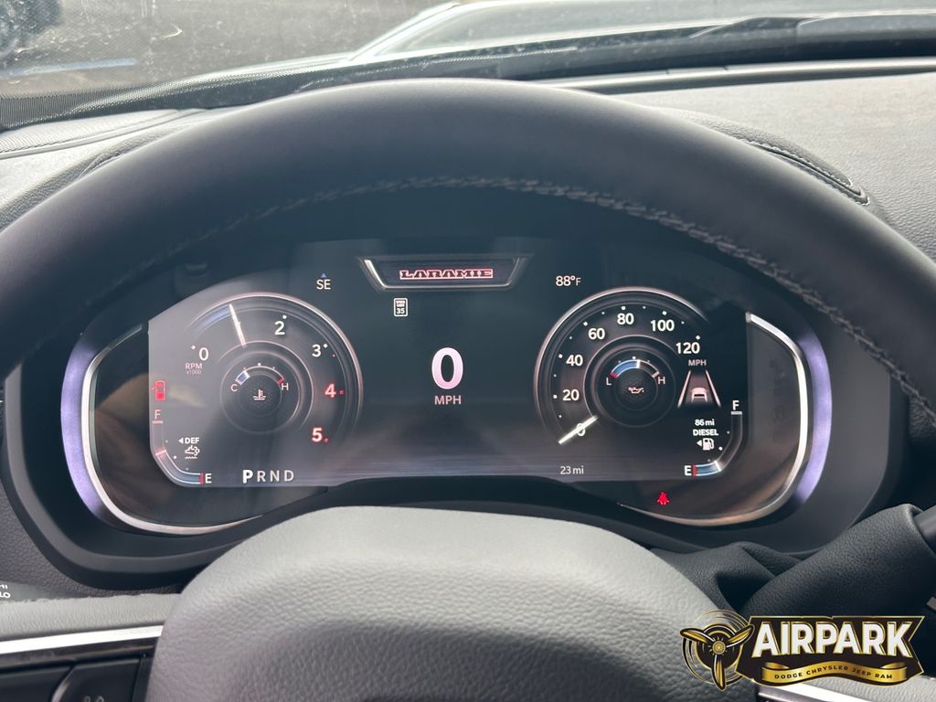 New 2026 Diamond Black Crystal Pearlcoat Ram Laramie image 18