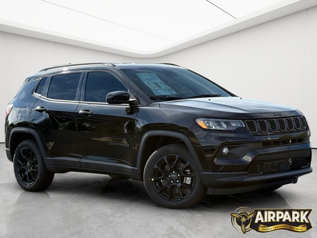 New 2026 Diamond Black Crystal Pearlcoat Jeep Latitude image 2