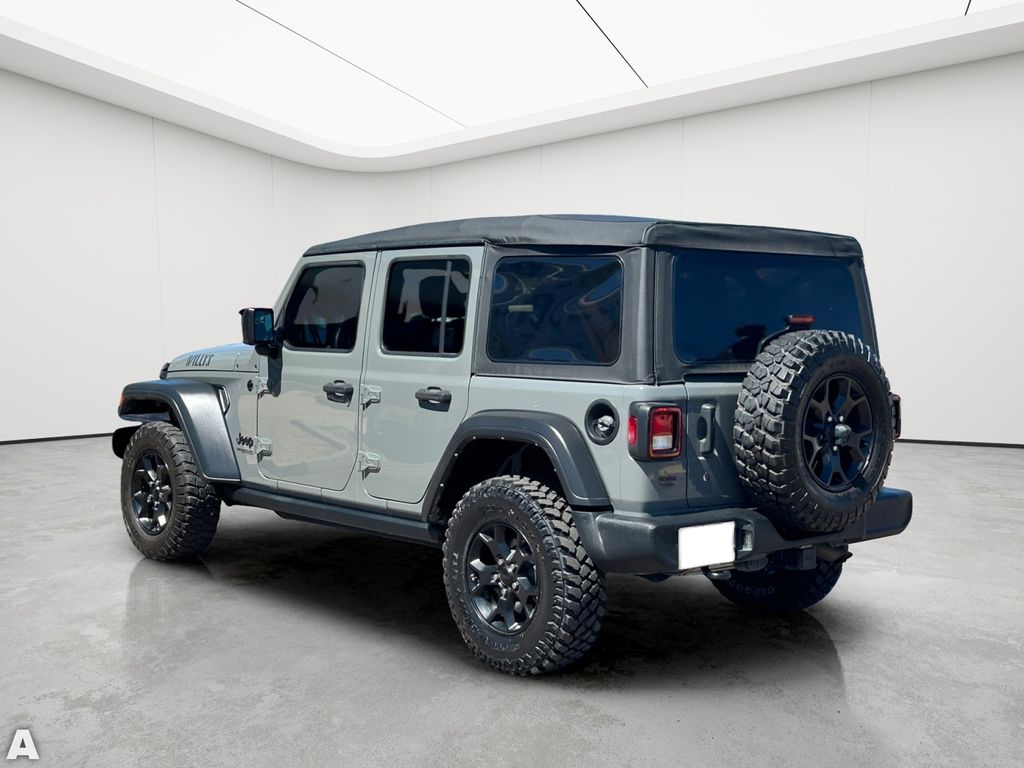 Certified Used 2022 Sting-Gray Clearcoat Jeep Unlimited Willys image 4