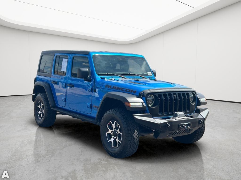 Certified Used 2022 Hydro Blue Pearl Coat Jeep Unlimited Rubicon image 7
