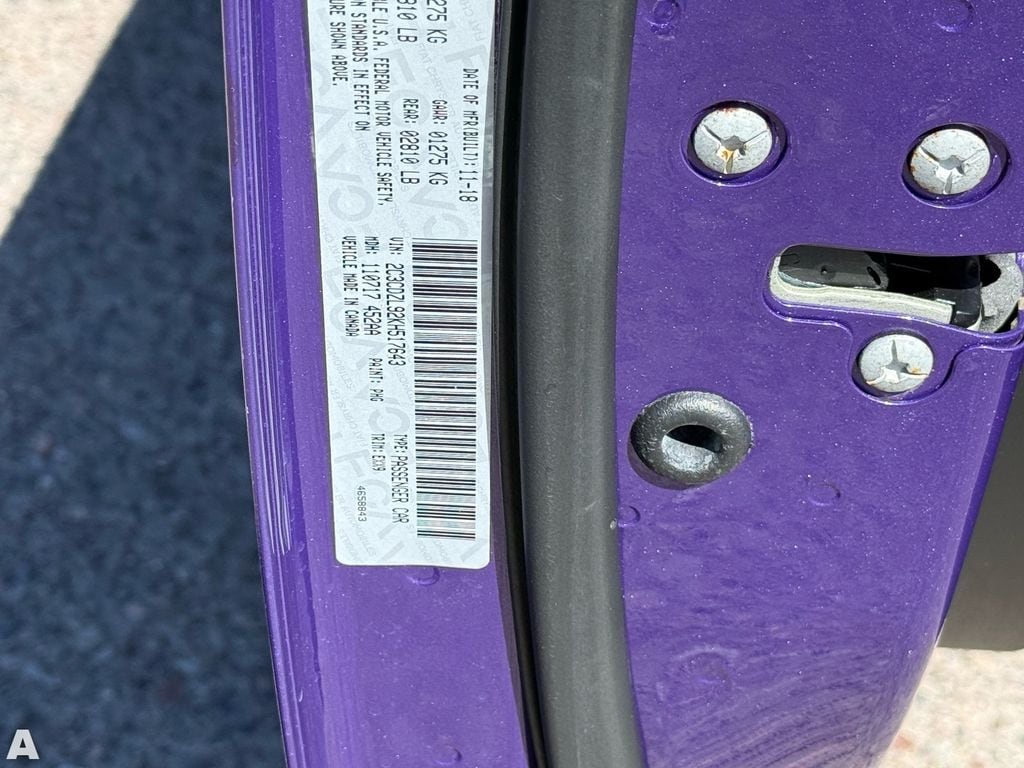 Used 2019 Plum Crazy Pearlcoat Dodge SRT Hellcat Redeye Widebody image 31