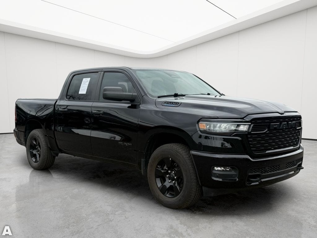 Used 2025 Diamond Black Crystal Pearlcoat Ram Tradesman image 9