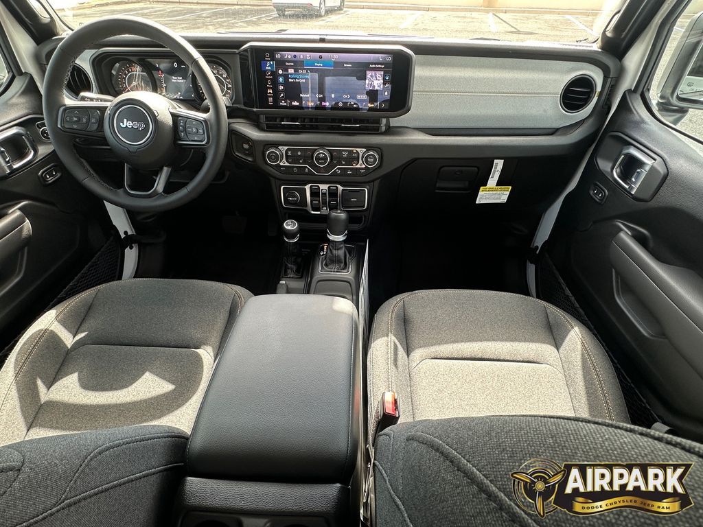 New 2025 Bright White Jeep Sport image 13