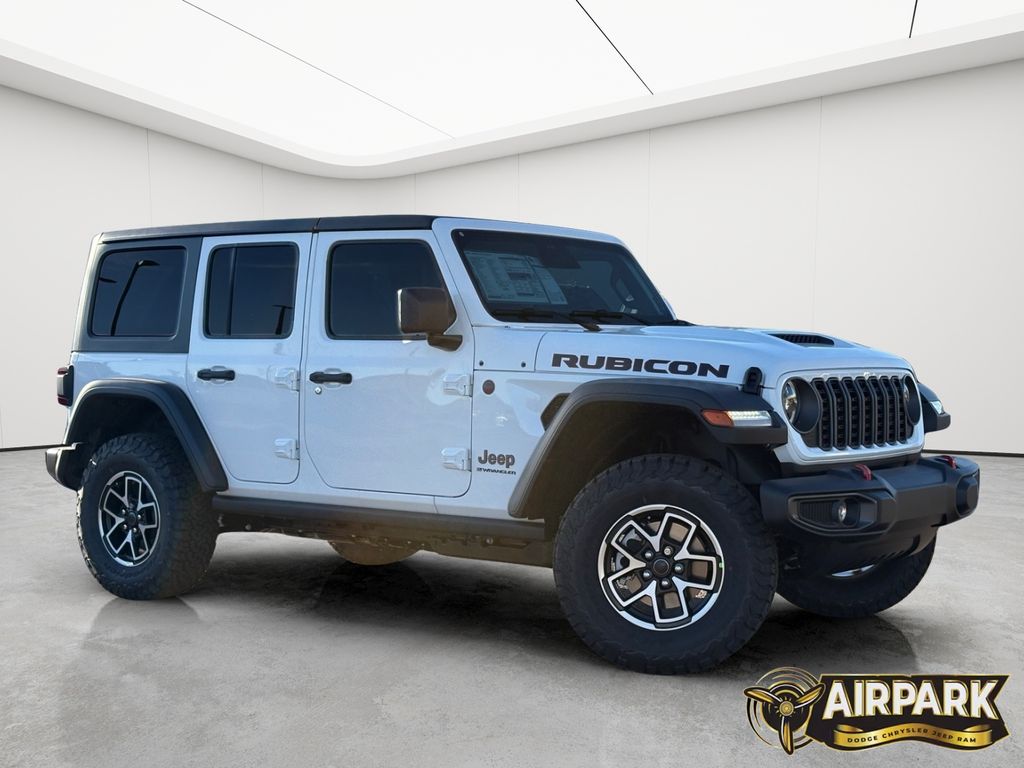New 2026 Bright White Jeep Rubicon image 2