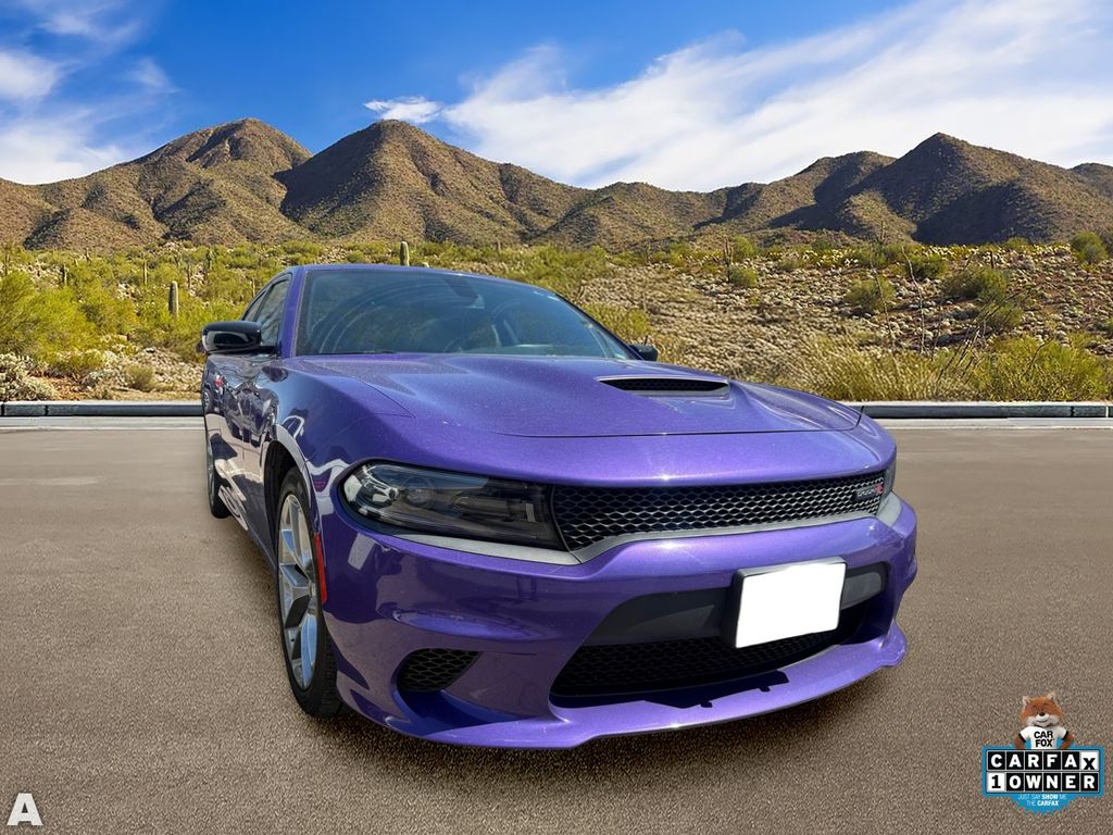 Used 2023 Plum Crazy Pearlcoat Dodge GT image 5