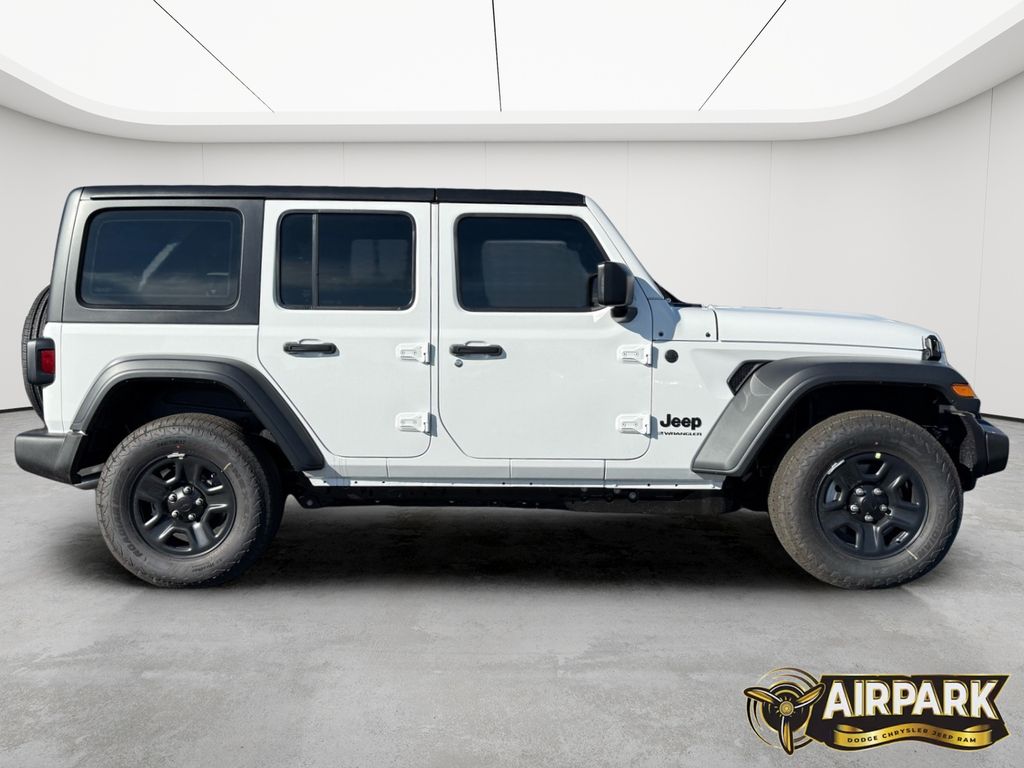 New 2026 Bright White Jeep Sport image 3