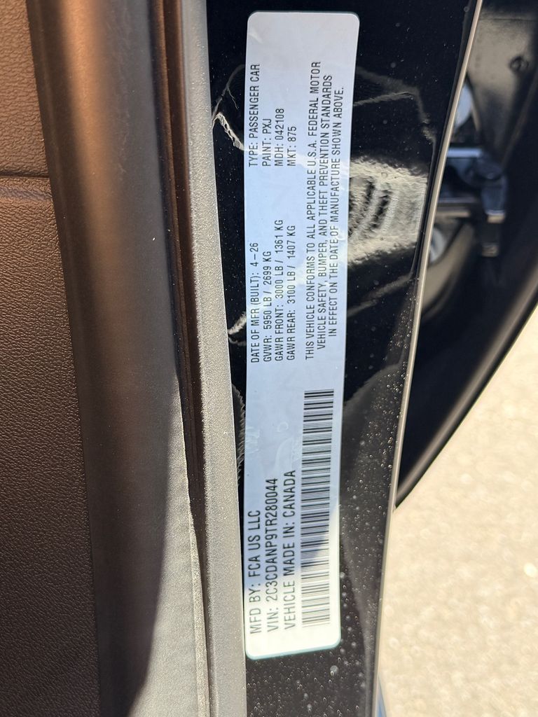 New 2026 Diamond Black Crystal Pearlcoat Dodge R/T image 32