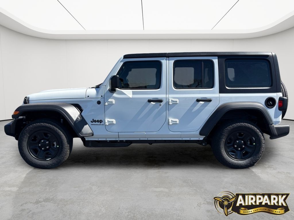 New 2026 Bright White Jeep Sport image 7