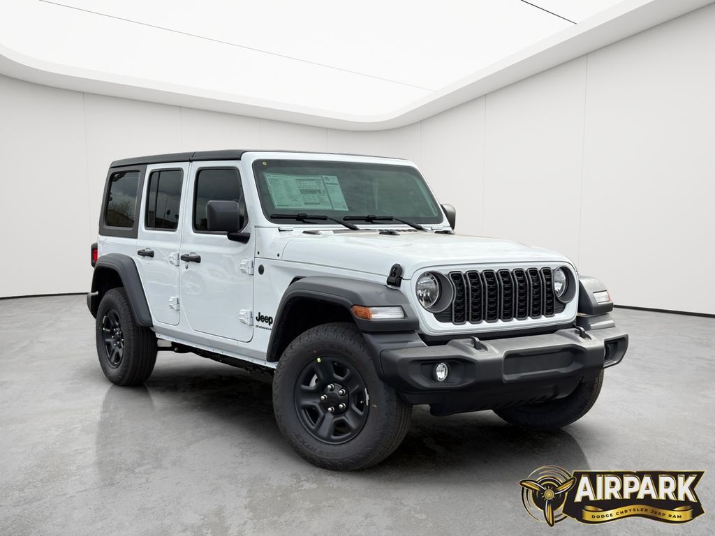 New 2026 Bright White Jeep Sport image 2