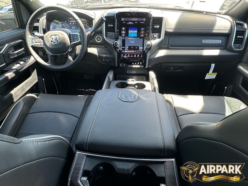 New 2025 Diamond Black Crystal Pearlcoat Ram Laramie image 13