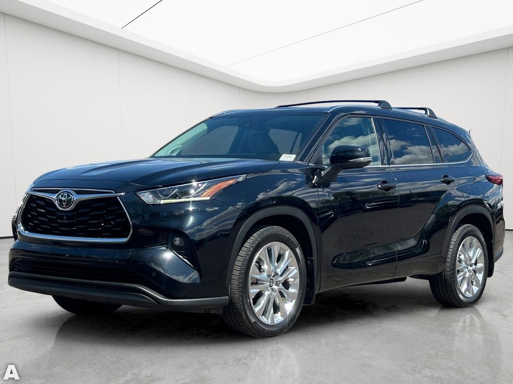 Used 2021 Midnight Black Metallic Toyota Limited image 2