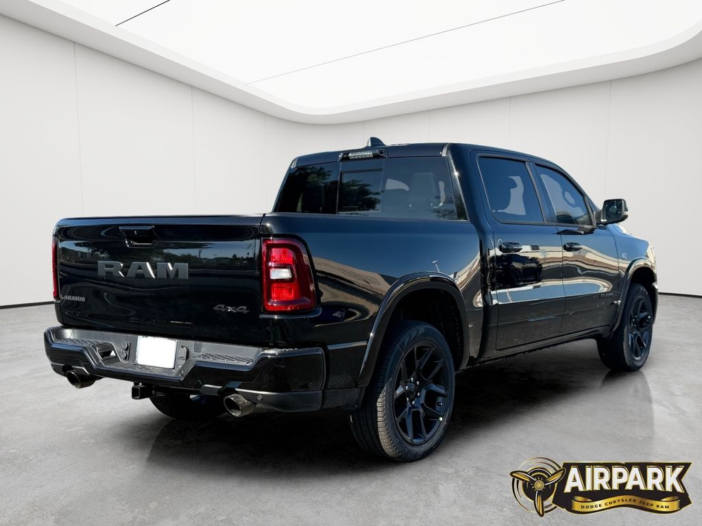 New 2026 Diamond Black Crystal Pearlcoat Ram Laramie image 4