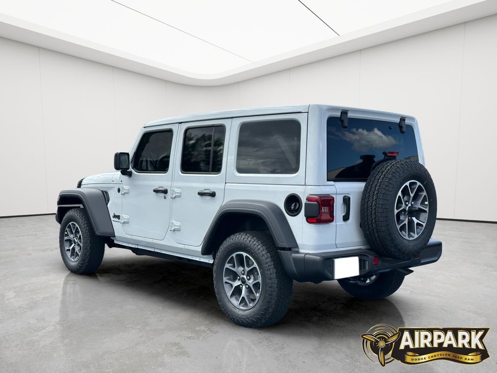 New 2025 Bright White Jeep Sport image 7