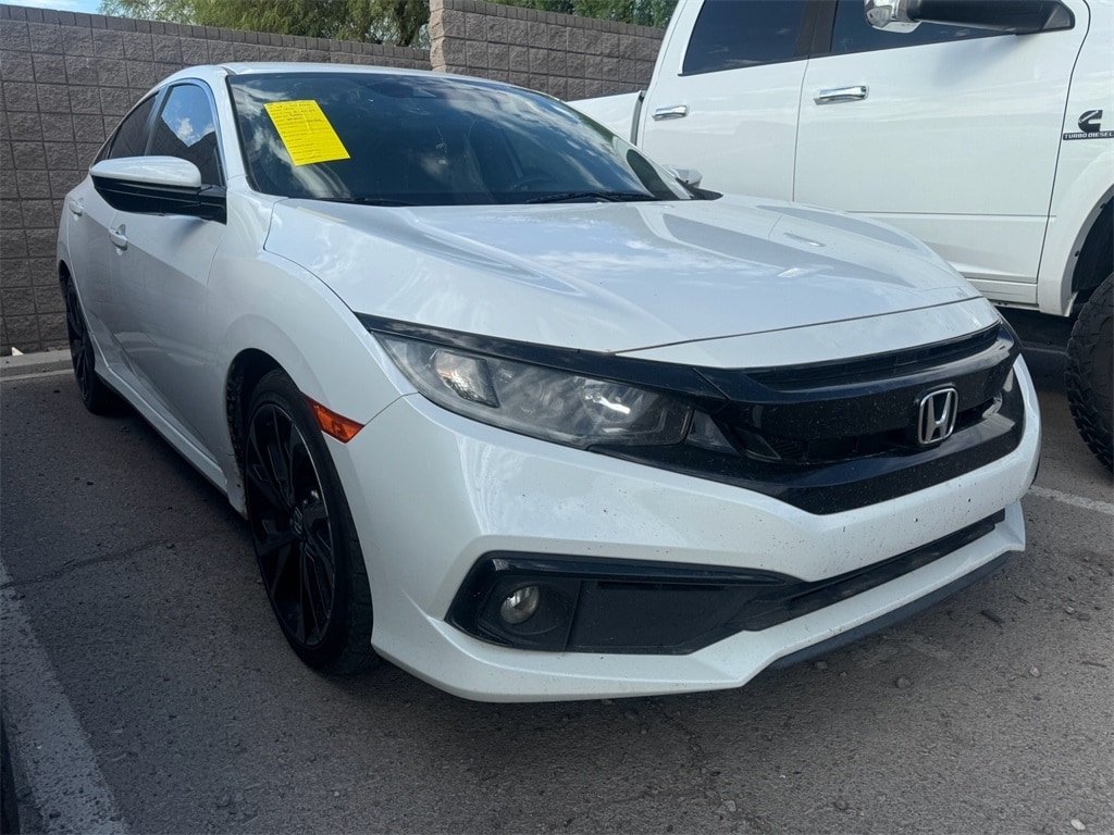 Used 2020 Honda Civic Sport with VIN 2HGFC2F8XLH566369 for sale in Scottsdale, AZ