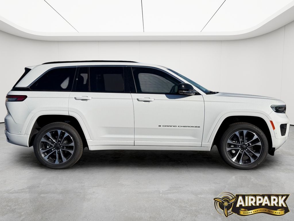 New 2025 Bright White Jeep Overland image 3