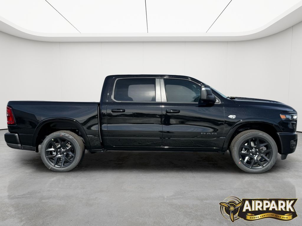 New 2026 Diamond Black Crystal Pearlcoat Ram Laramie image 3