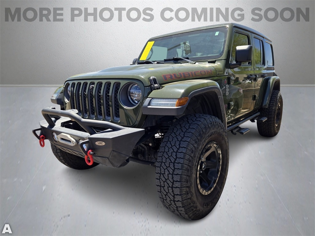 Used 2021 Jeep Wrangler Unlimited Rubicon with VIN 1C4JJXFM7MW522681 for sale in Scottsdale, AZ
