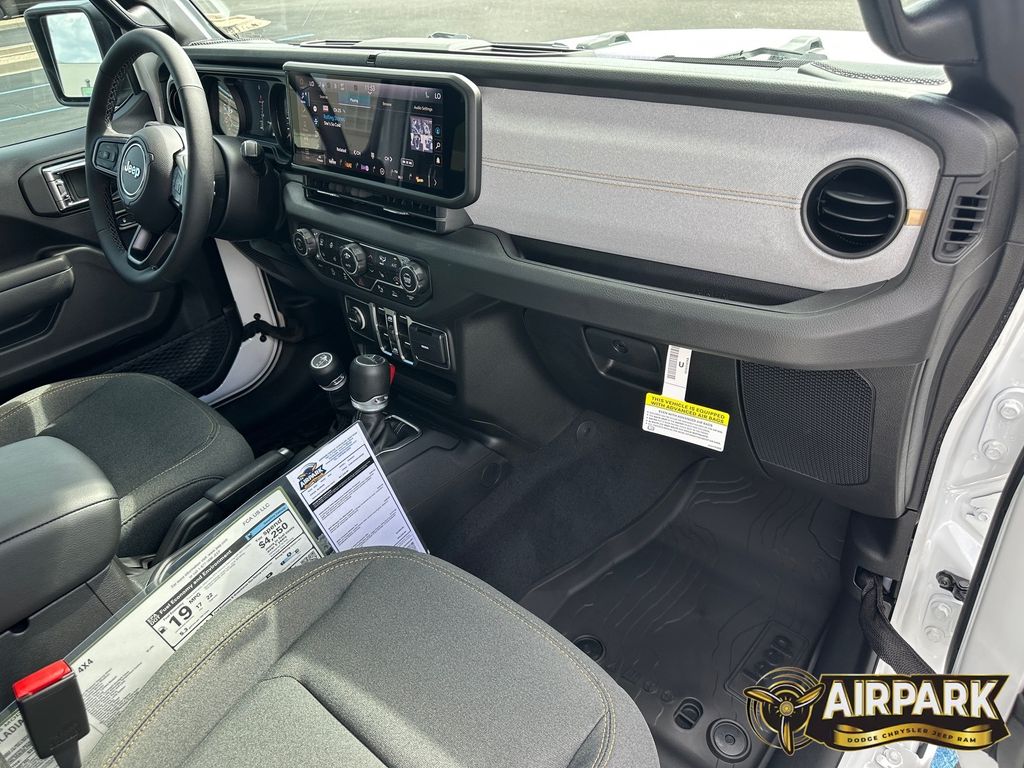 New 2025 Bright White Jeep Sport image 11