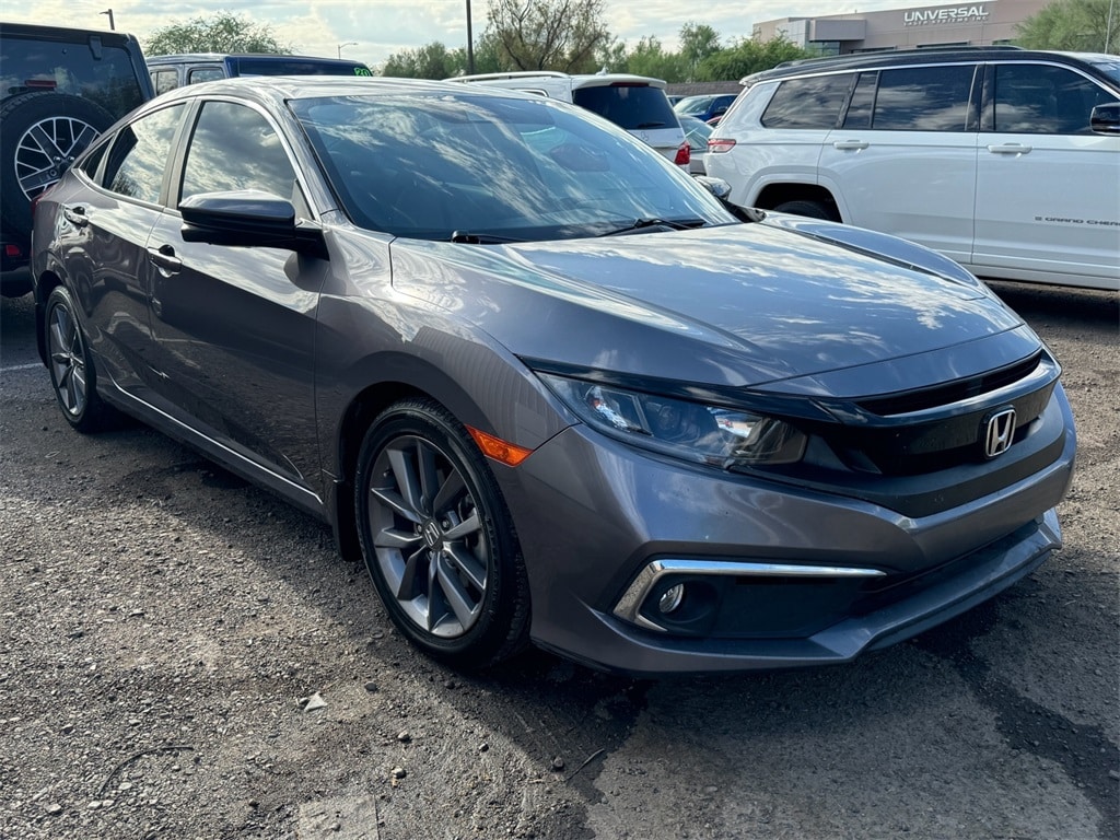 Used 2021 Honda Civic EX with VIN 19XFC1F36ME013888 for sale in Scottsdale, AZ