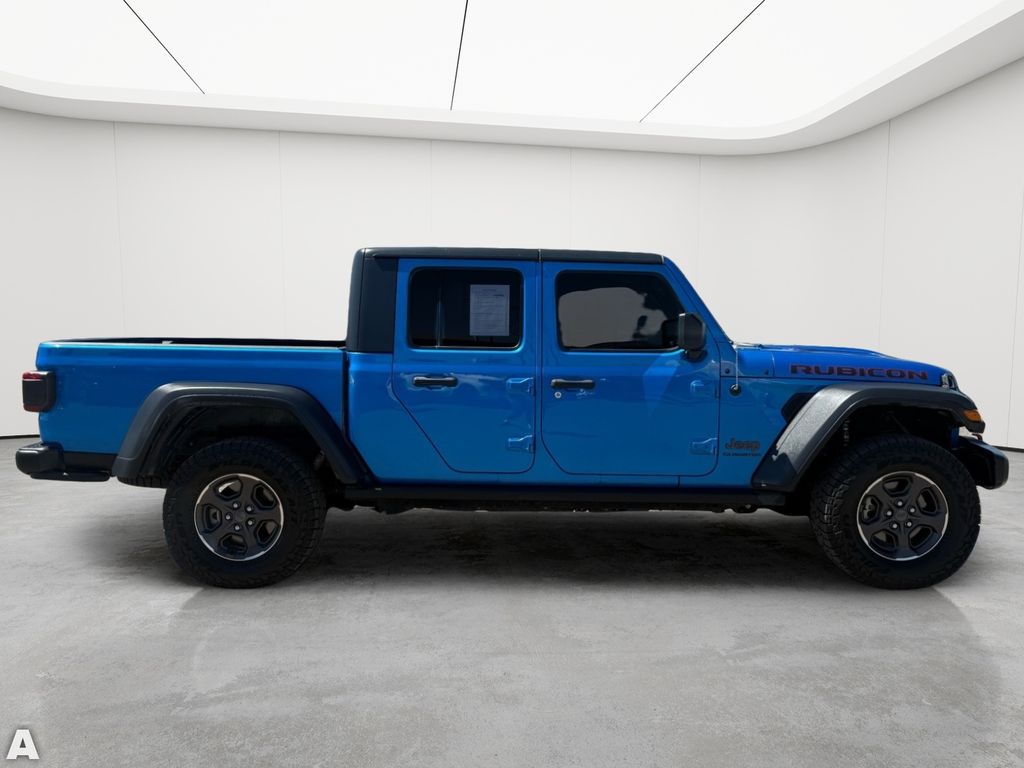 Used 2021 Hydro Blue Pearlcoat Jeep Rubicon image 8