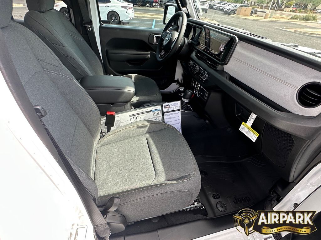 New 2025 Bright White Jeep Sport image 12