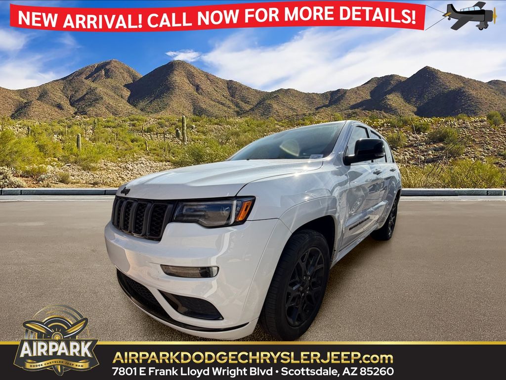 Bright White Clearcoat 2021 Jeep Grand Cherokee SUV / Crossover Four-Wheel Drive Automatic