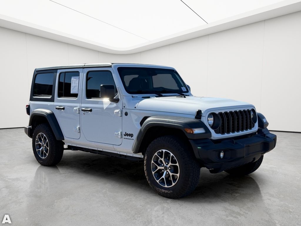 Used 2025 Bright White Clearcoat Jeep Sport S image 9