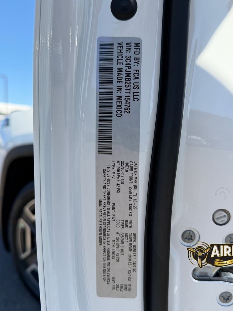 New 2026 Bright White Jeep Laredo/Limited image 21