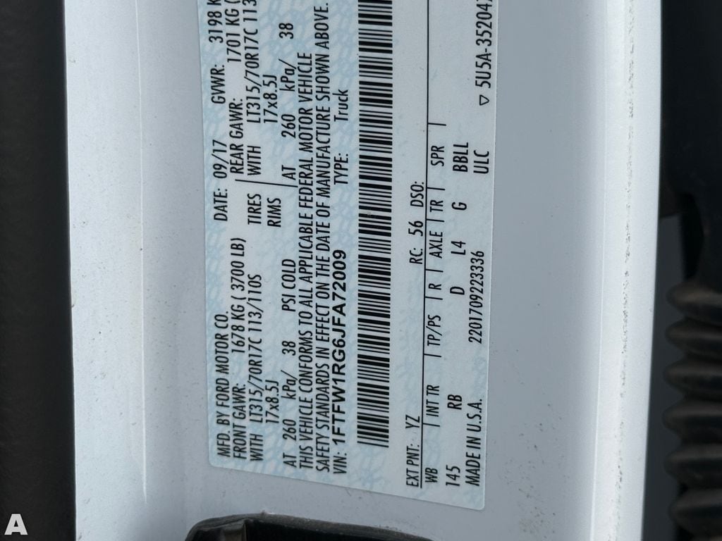 Used 2018 Oxford White Ford Raptor image 14