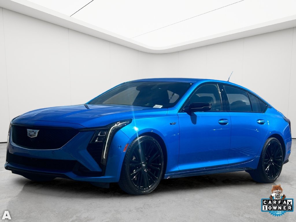 Used 2025 Coastal Blue Metallic Cadillac V-Series image 2