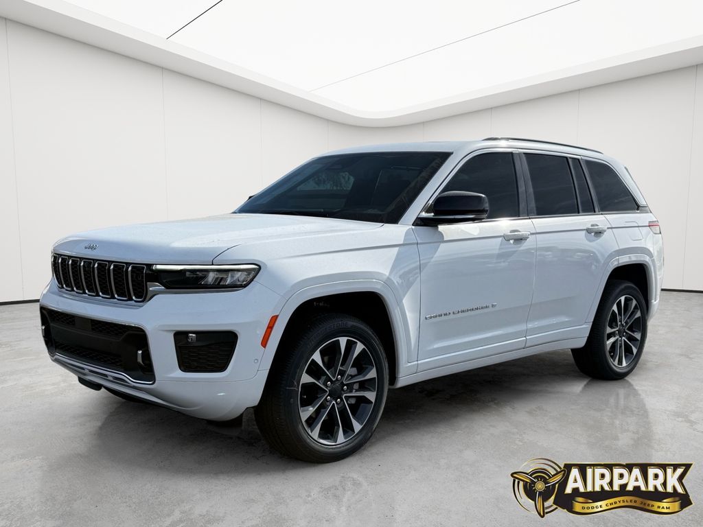 New 2025 Bright White Jeep Overland image 9