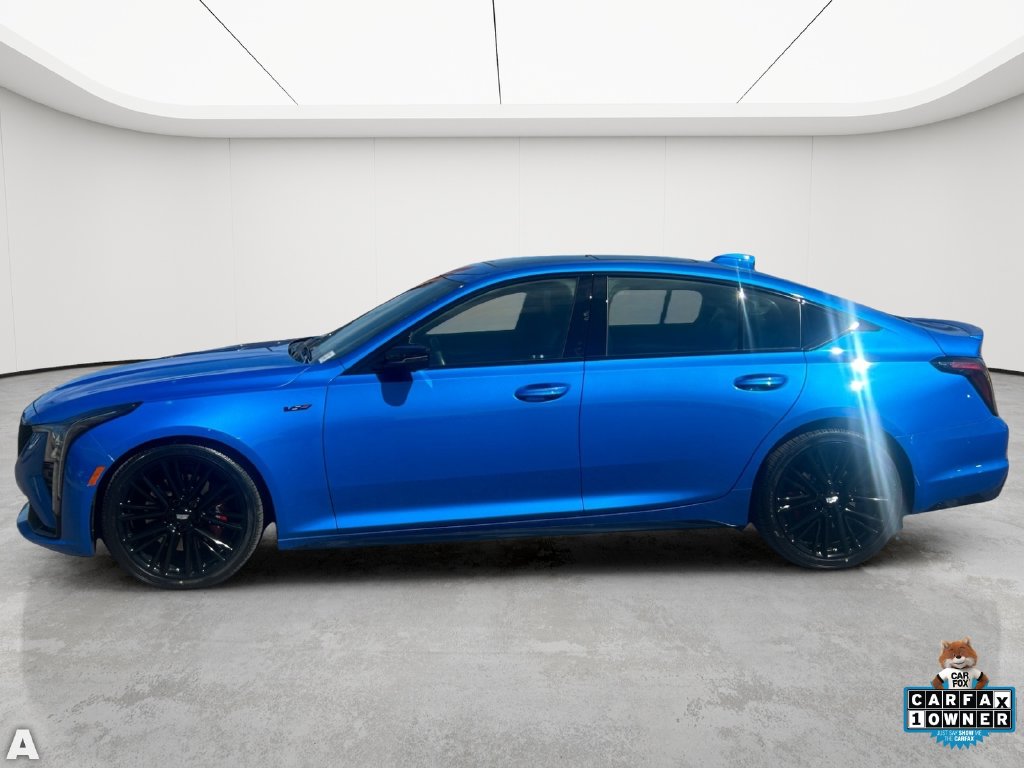 Used 2025 Coastal Blue Metallic Cadillac V-Series image 3