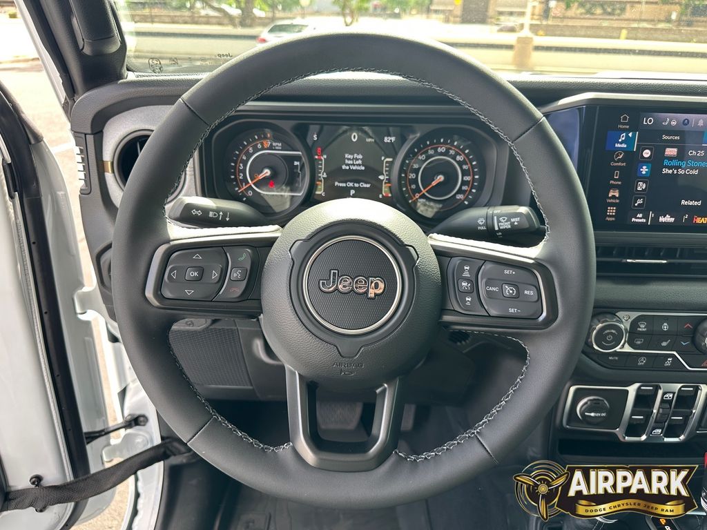New 2025 Bright White Jeep Sport image 16